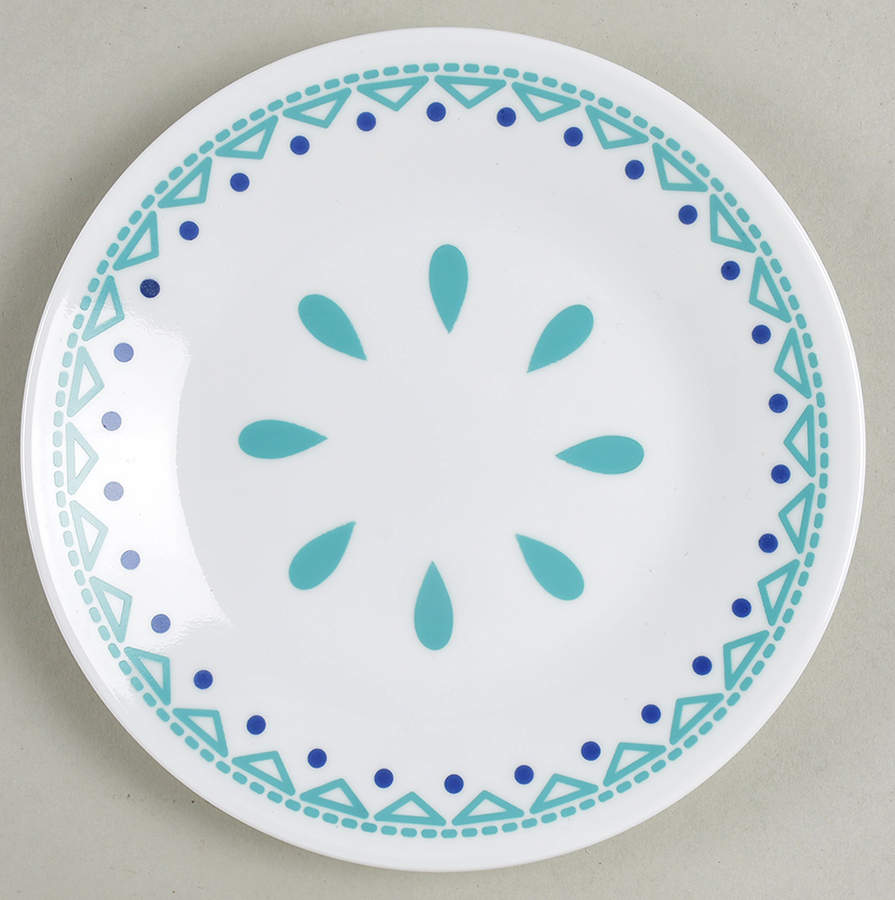 Santorini Sky Bread & Butter Plate by Corning Corelle-1