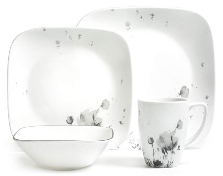 Fleur du Soir Dinner Plate by Corning Corelle-1