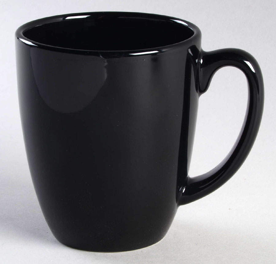 Black and White Mug by Corning Corelle-1