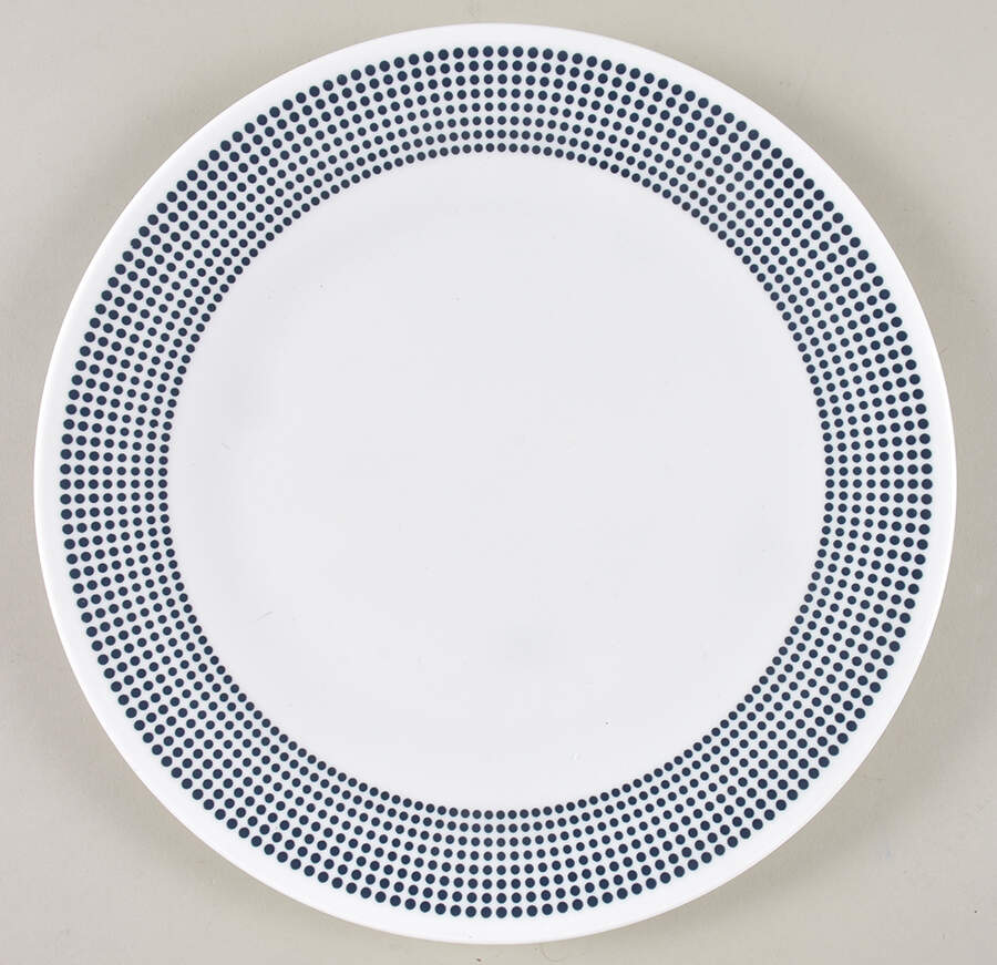 Bayside Dots Dinner Plate by Corning Corelle-1