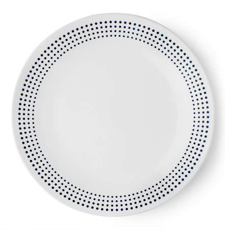 Bayside Dots Luncheon Plate by Corning Corelle-1