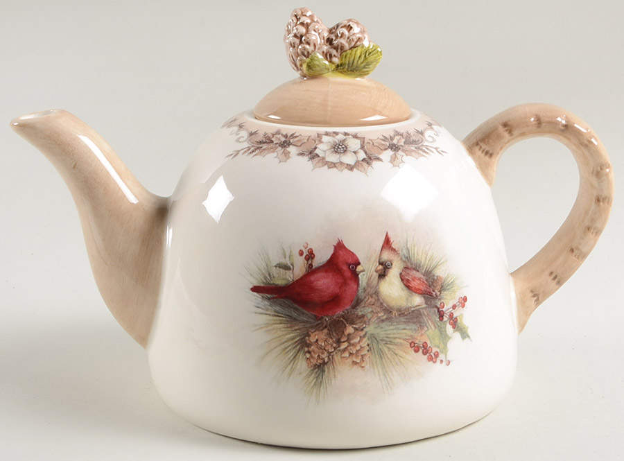 Woodland Teapot & Lid by Cracker Barrel-1