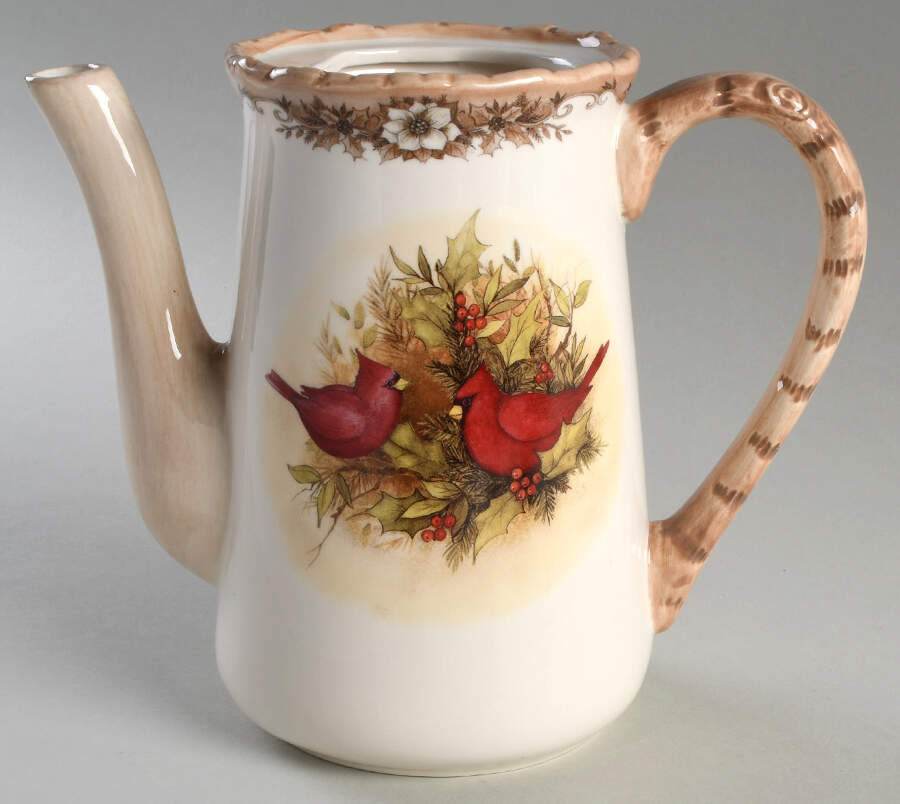 Woodland Tea/Coffee Pot No Lid by Cracker Barrel-1