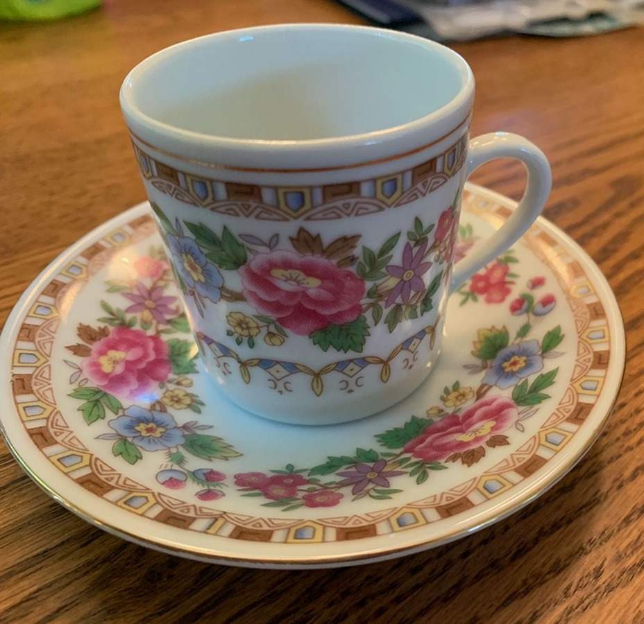 CX857 Flat Cup & Saucer Set by China (Made in China)-1