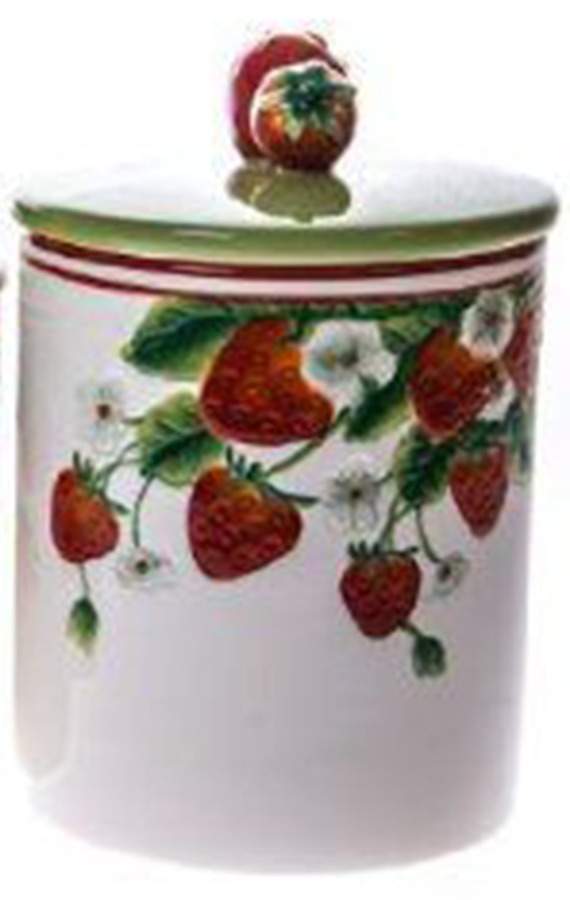 Berries Large Canister & Lid by Cracker Barrel-1
