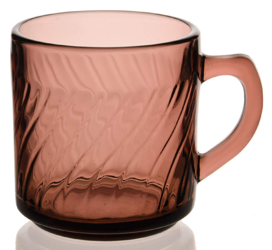 Cranberry Swirl Mug by Corning Corelle-1