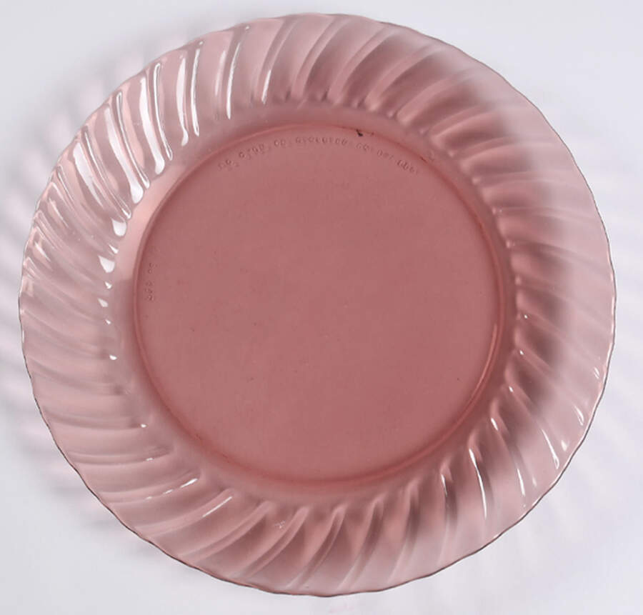 Cranberry Swirl Dinner Plate by Corning Corelle-1