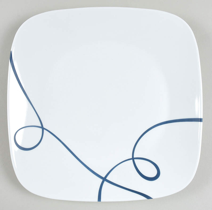 Lia Square Dinner Plate by Corning Corelle-1