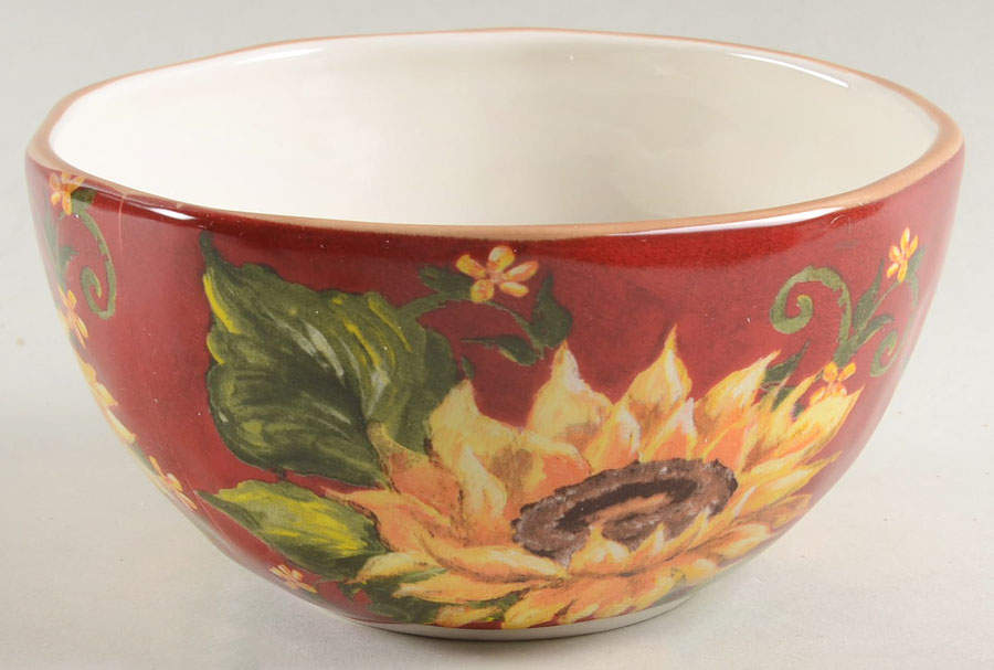 Sunflower Sunset Individual Ice Cream Dish by Certified International-1