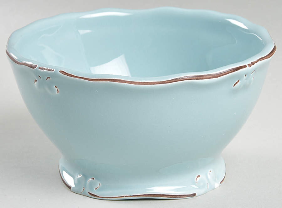 Vintage Blue Individual Ice Cream Dish by Certified International-1