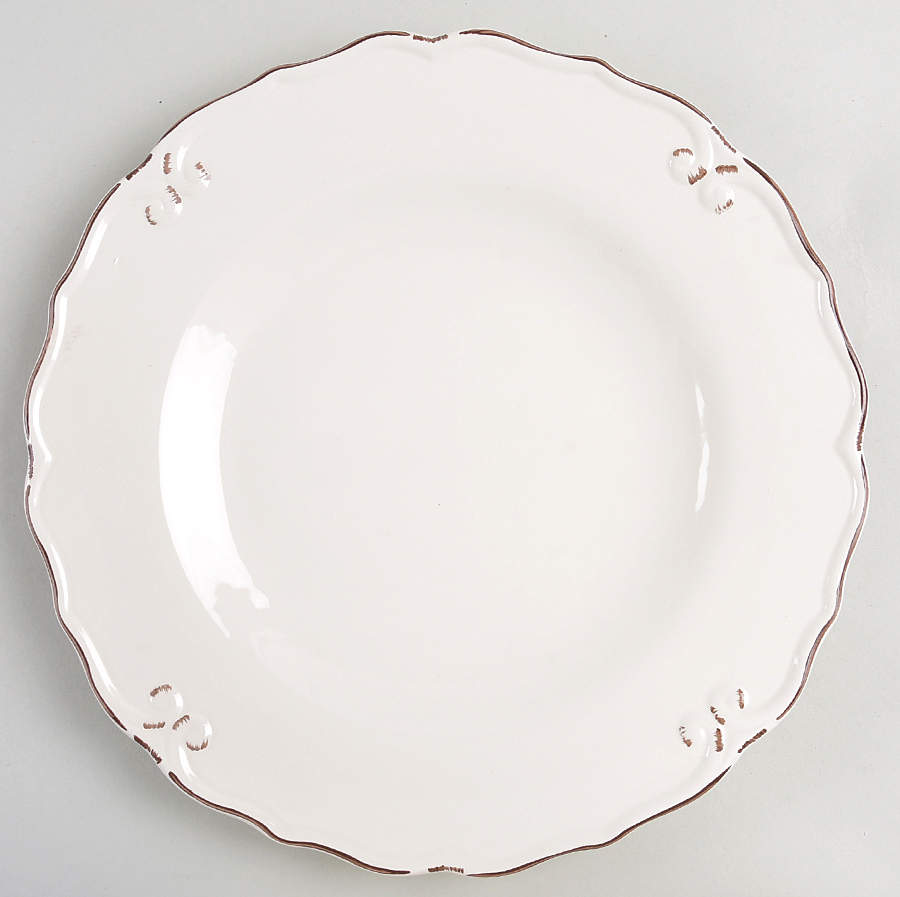 Vintage Cream Dinner Plate by Certified International-1
