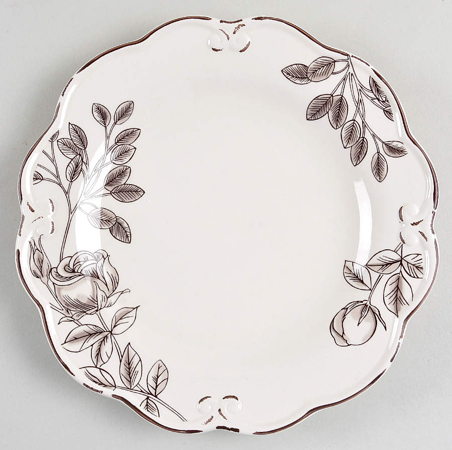 Vintage Floral Salad Plate by Certified International-1