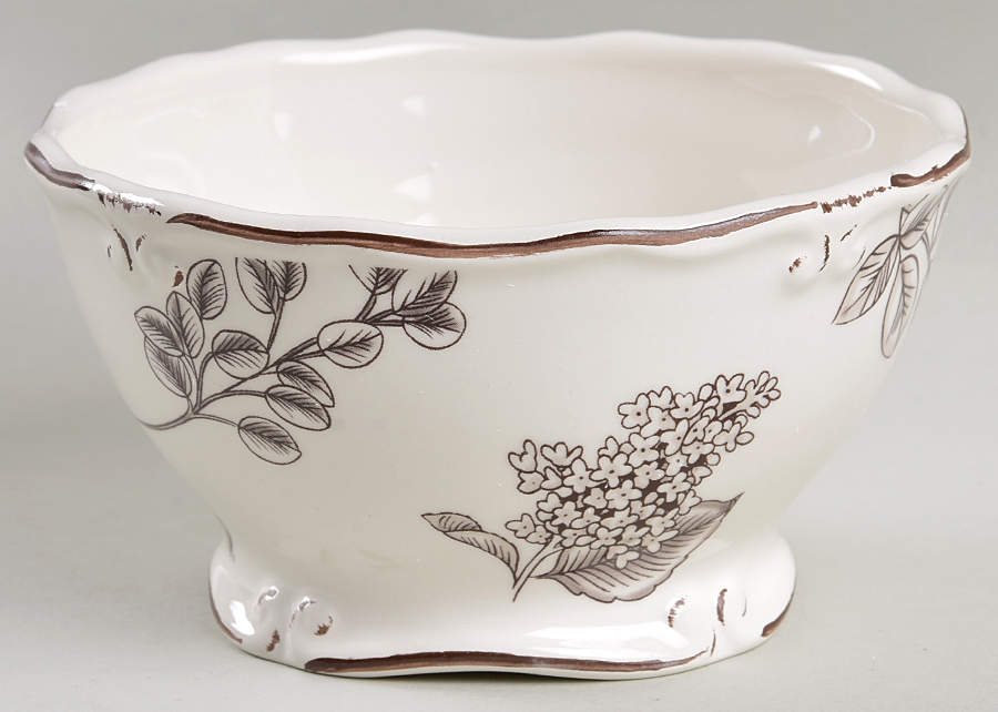 Vintage Floral Individual Ice Cream Dish by Certified International-1