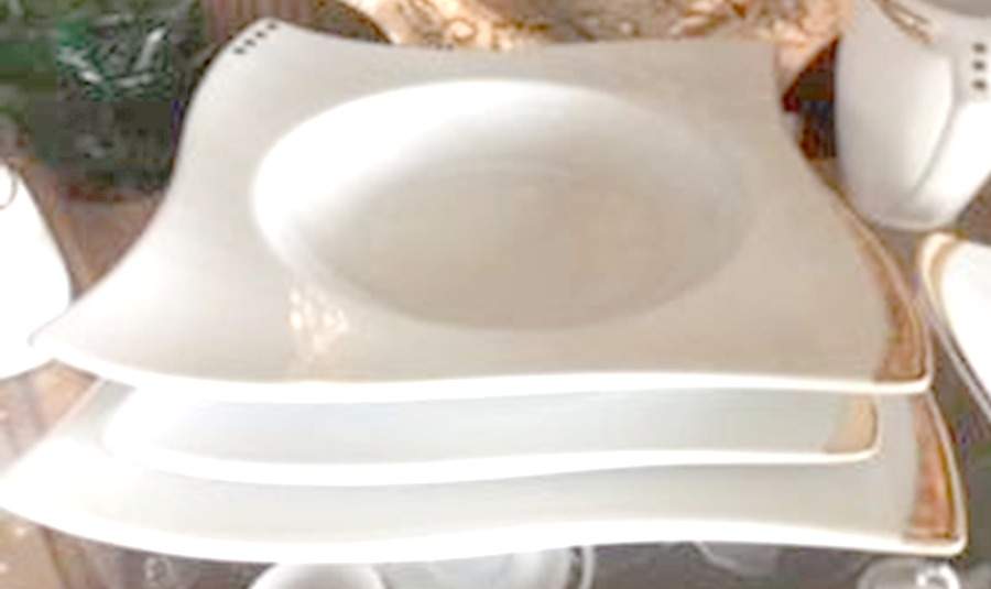 Aura Salad Plate by Cmielow (Poland)-1