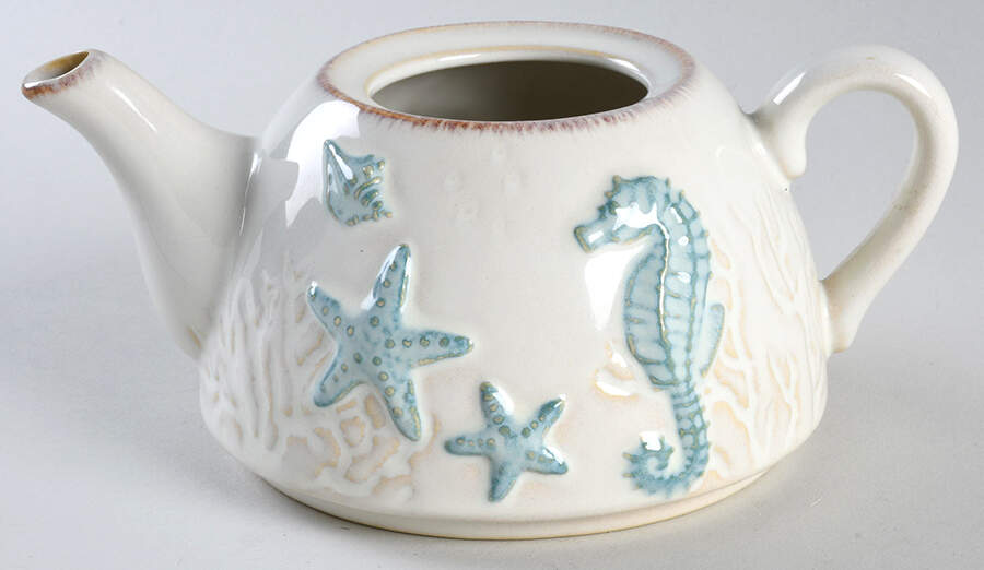 CKB16 Individual Teapot with Cup Teapot No Lid by Cracker Barrel-1