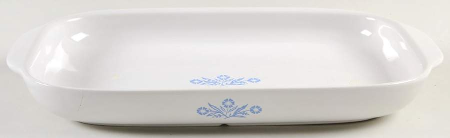 Cornflower 60th Anniversary 14" Rectangular Shallow Baker by Corning Corelle-1