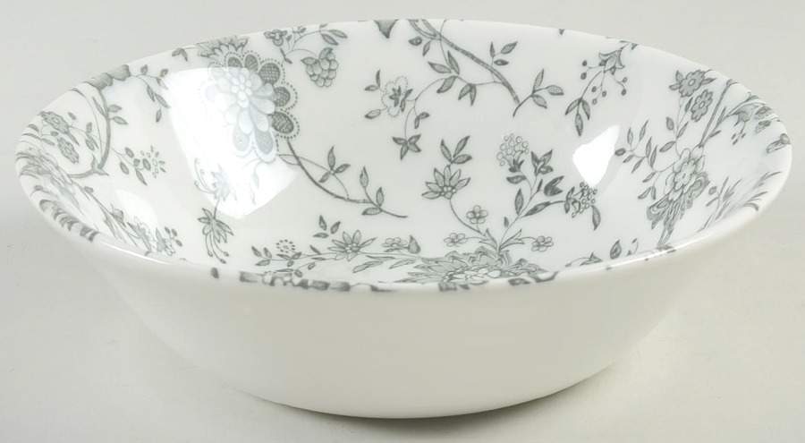 Jacobean Gray Oatmeal Bowl by Churchill-1