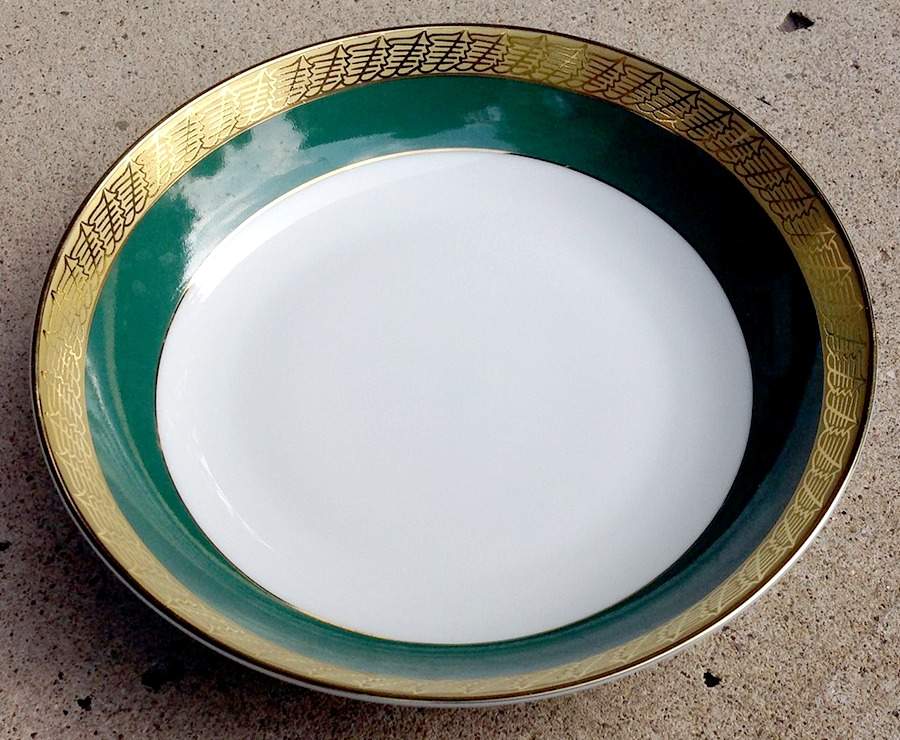 Pure Emerald Coupe Soup Bowl by Centurion-1