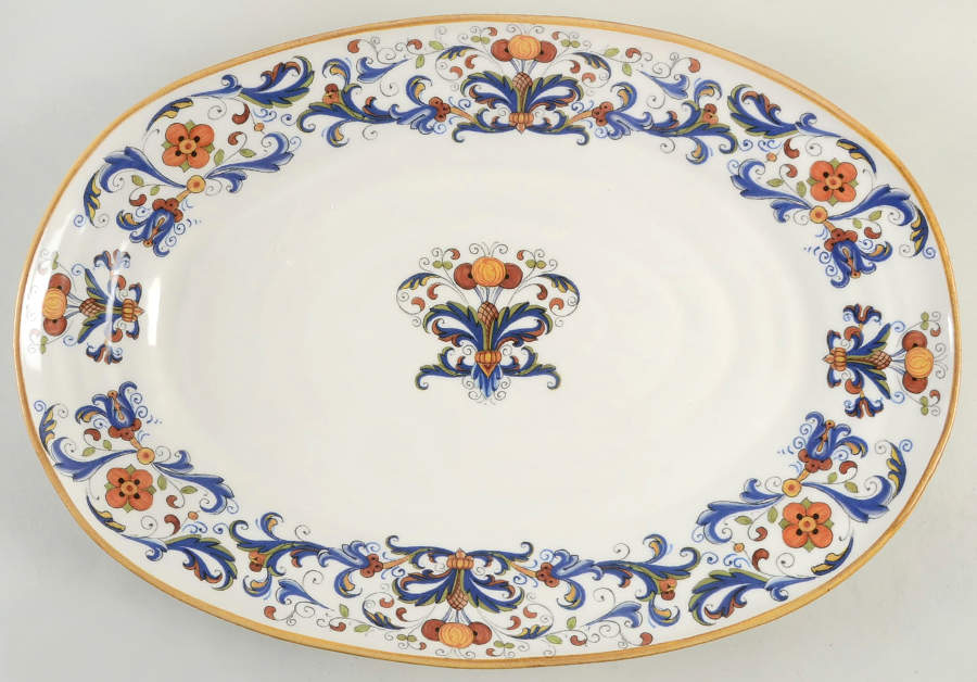 CU46 20" Oval Serving Platter by Ceramica Cuore-1