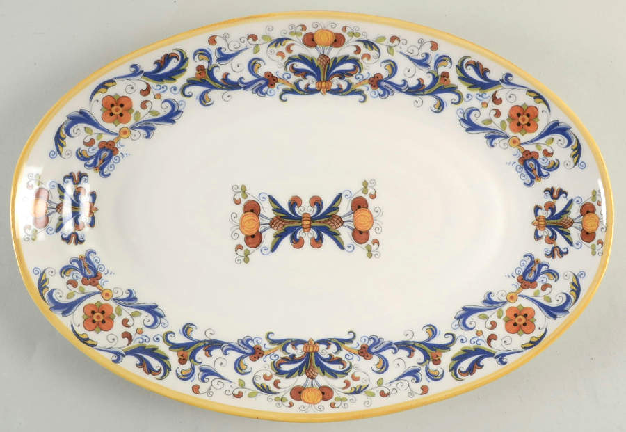 CU46 15" Oval Serving Platter by Ceramica Cuore-1