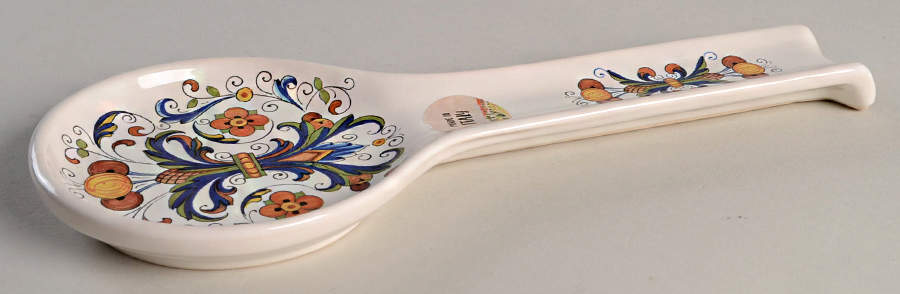 CU46 Spoon Rest/Holder (Holds 1 Spoon) by Ceramica Cuore-1