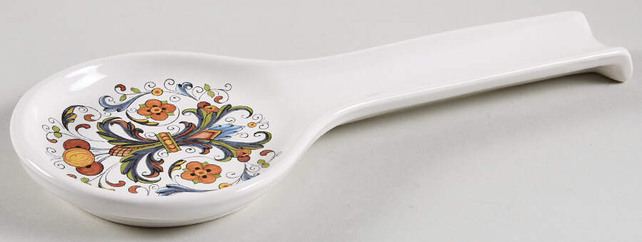 CU46 Spoon Rest/Holder (Holds 1 Spoon) by Ceramica Cuore-1