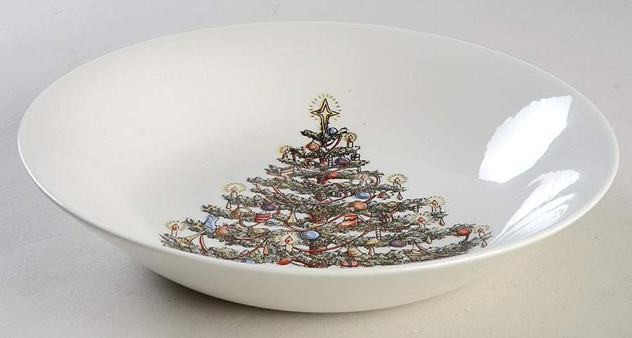 Christmas Tree 9" Individual Pasta Bowl by Churchill-1
