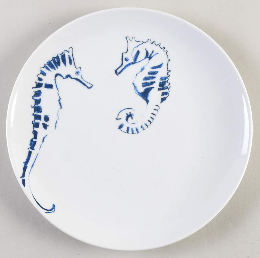 Coastal Salad Plate by The Cellar (China)-1