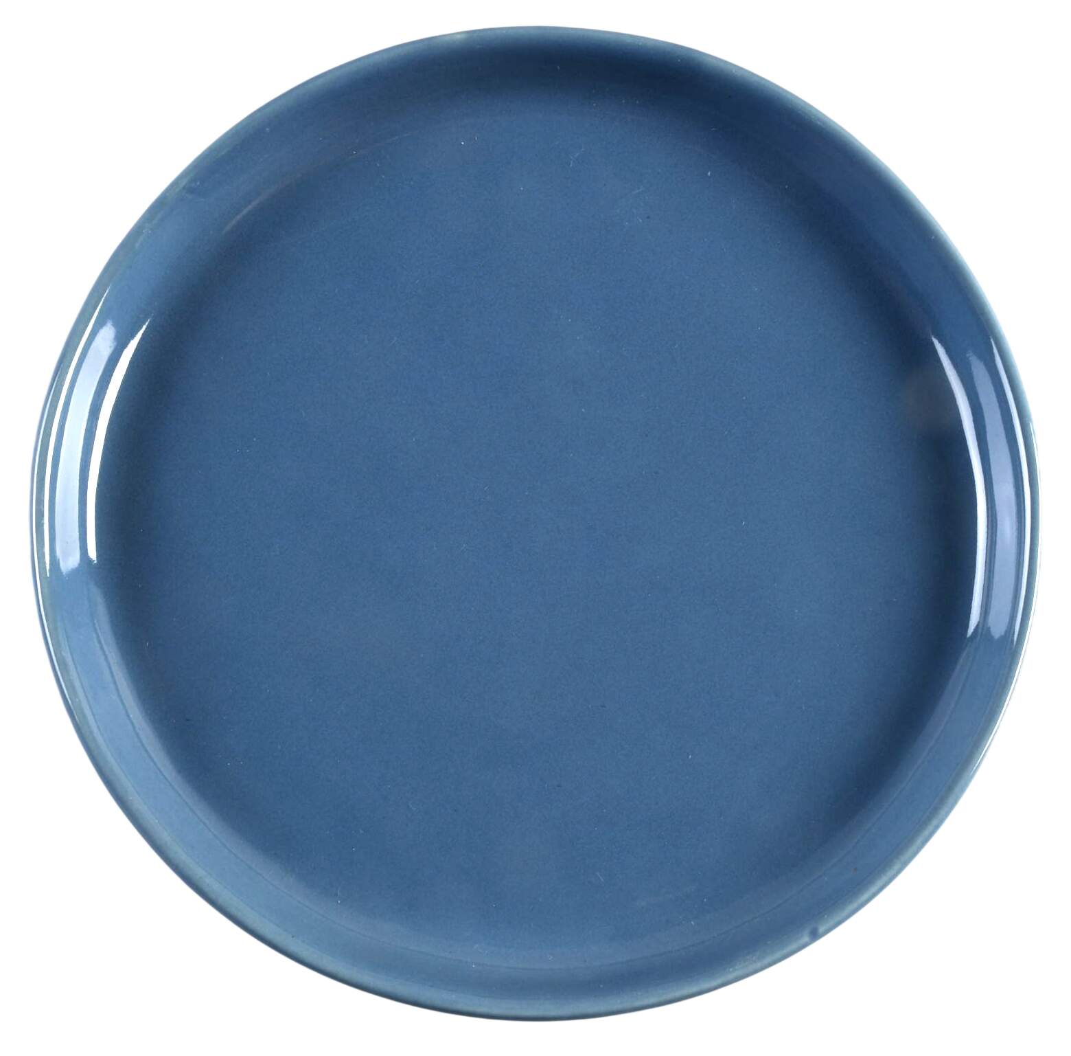 Mercer Denim Blue Appetizer Plate by Crate & Barrel-1