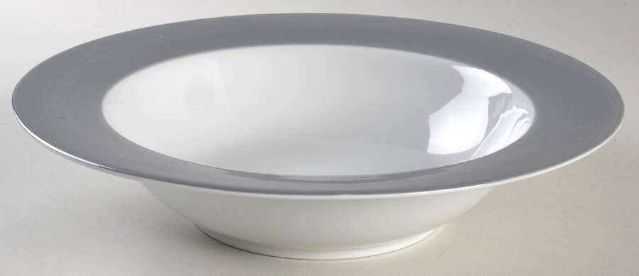 Maison Grey 10" Round Serving Bowl by Crate & Barrel-1