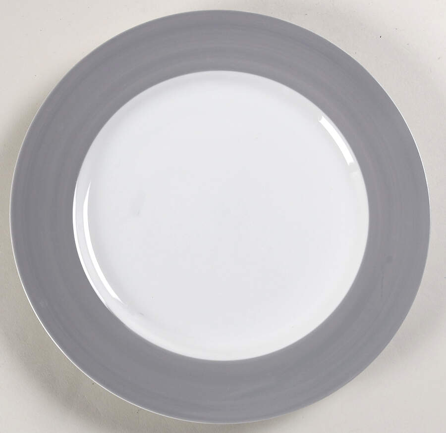 Maison Grey Dinner Plate by Crate & Barrel-1