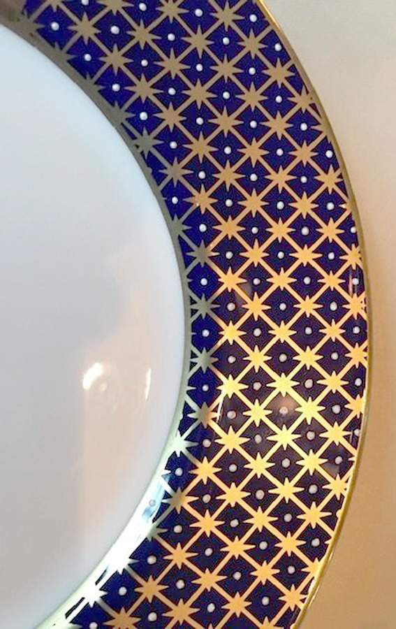 CVE8 Blue Salad Plate by Caverswall-1