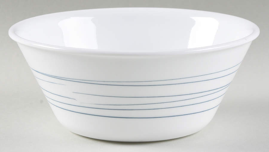 Silver Strands Soup/Cereal Bowl by Corning Corelle-1
