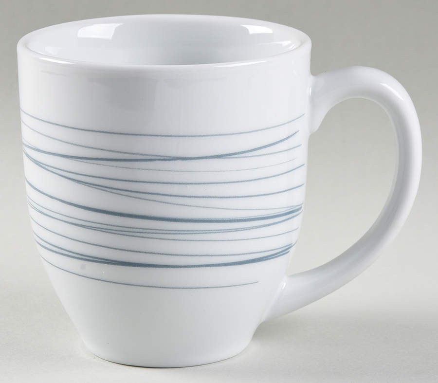 Silver Strands Mug by Corning Corelle-1