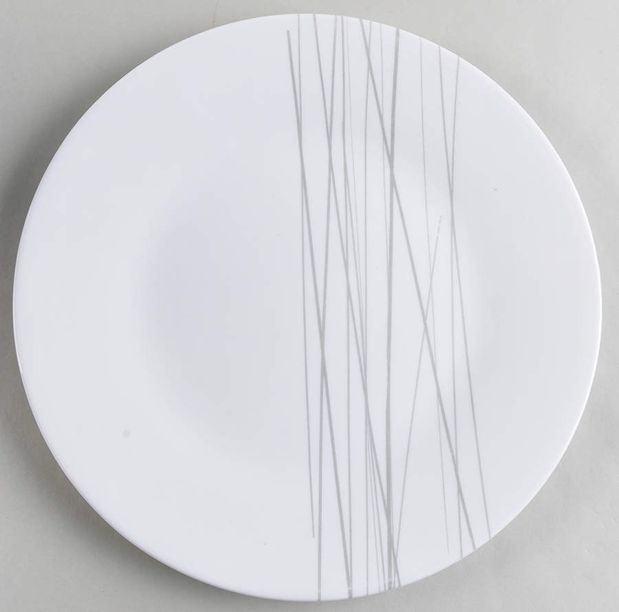 Silver Strands Dinner Plate by Corning Corelle-1