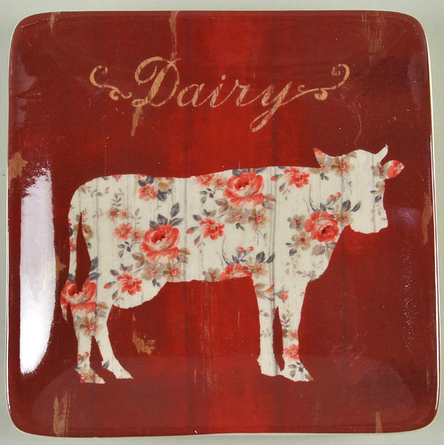 Farmhouse Square Canape Plate by Certified International-1