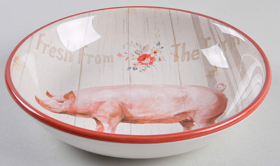 Farmhouse 9" Soup/Pasta Bowl by Certified International-1