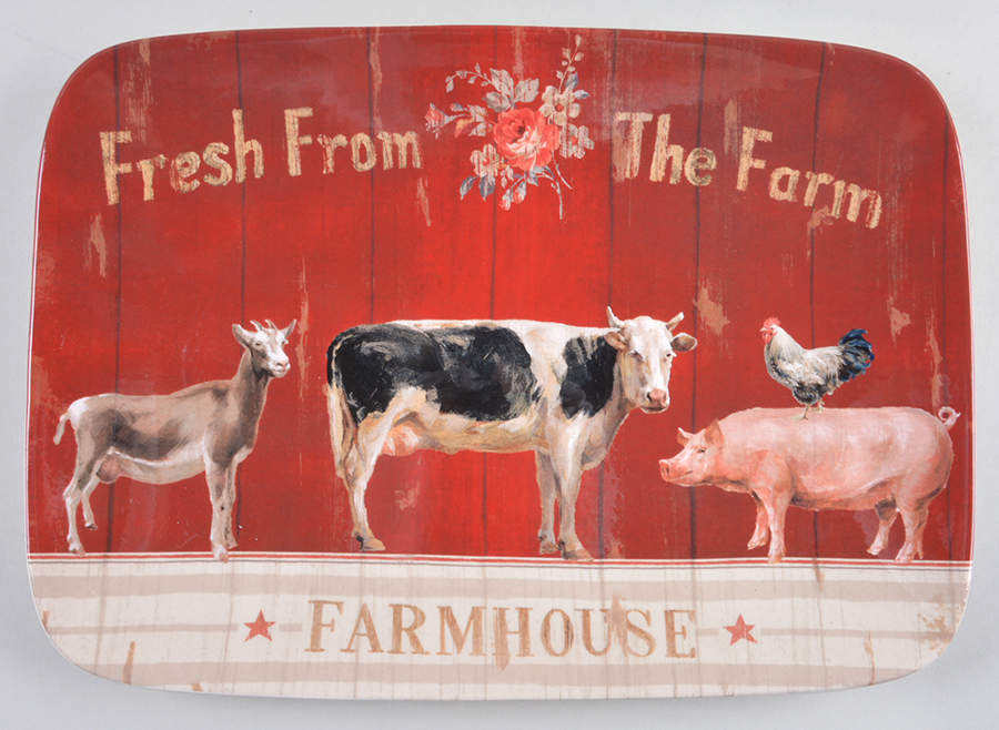 Farmhouse 14" Rectangular Serving Platter by Certified International-1