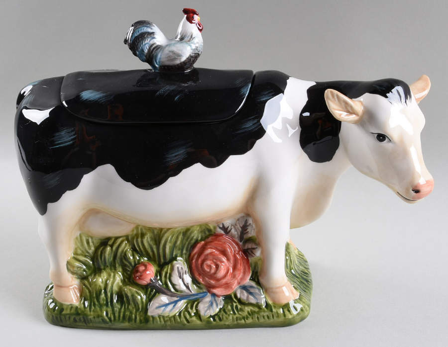 Farmhouse Figural Cookie Jar & Lid by Certified International-1