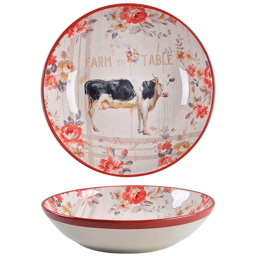 Farmhouse 13" Pasta Serving Bowl by Certified International-1