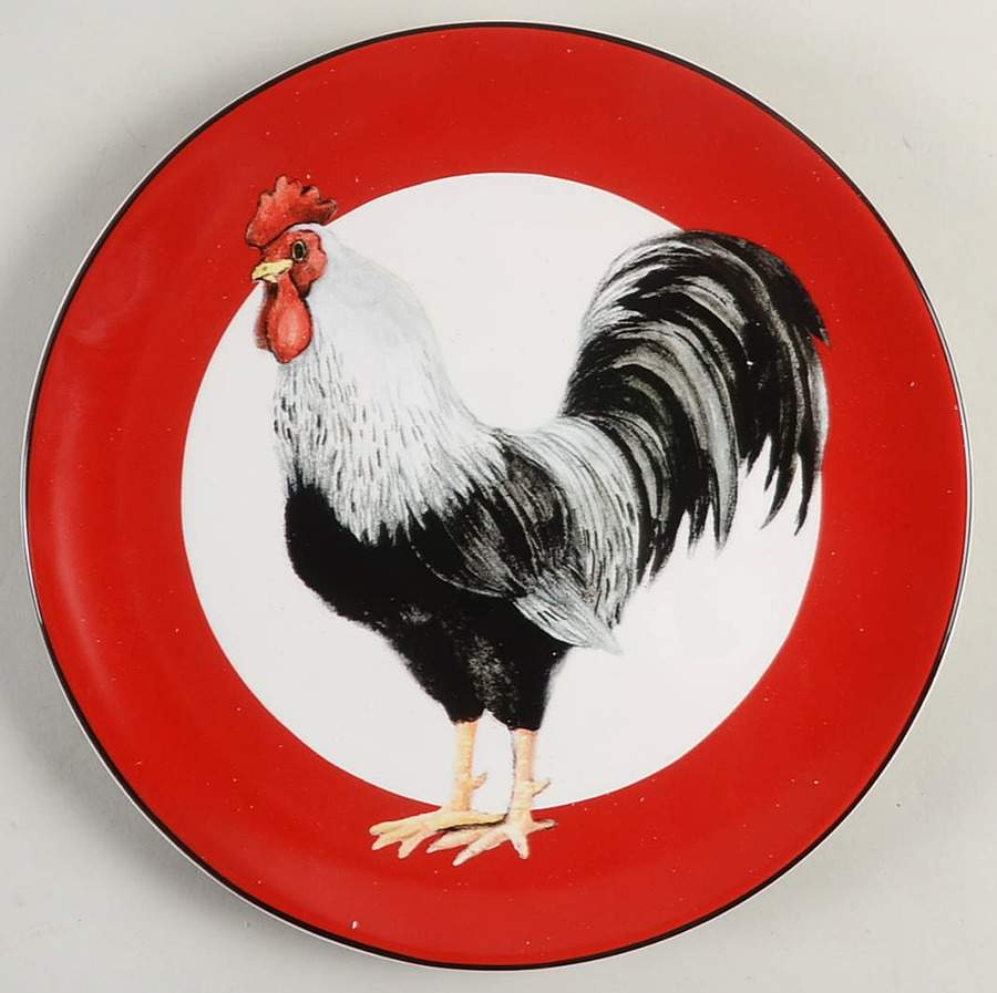 Homestead Rooster Luncheon Plate by Certified International-1