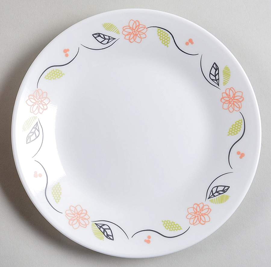 Tangerine Garden Bread & Butter Plate by Corning Corelle-1