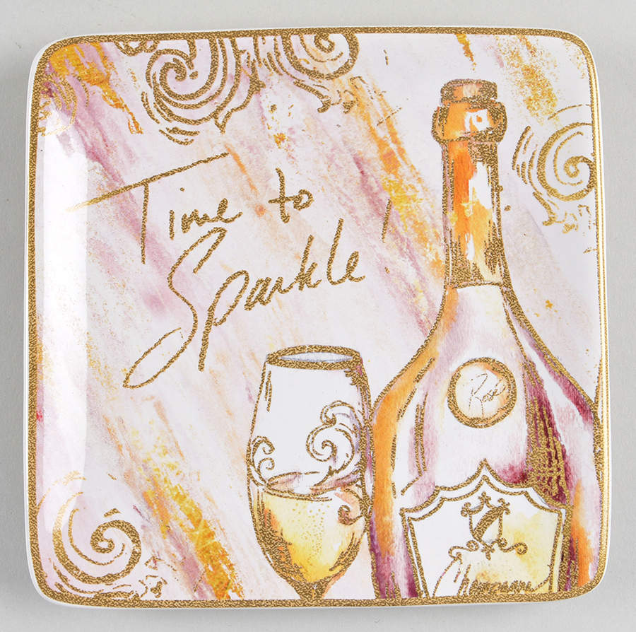 Wine All the Time Canape Plate by Certified International-1