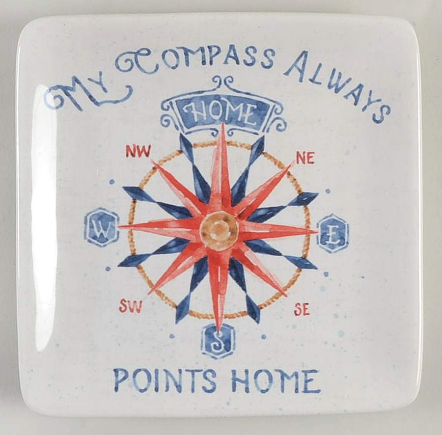 Nautical Life Canape Plate by Certified International-1