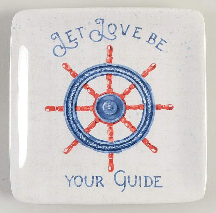 Nautical Life Canape Plate by Certified International-1