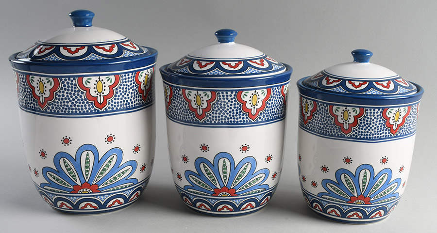 Tangier (3 Piece) Canister Set (Box Set) by Certified International-1