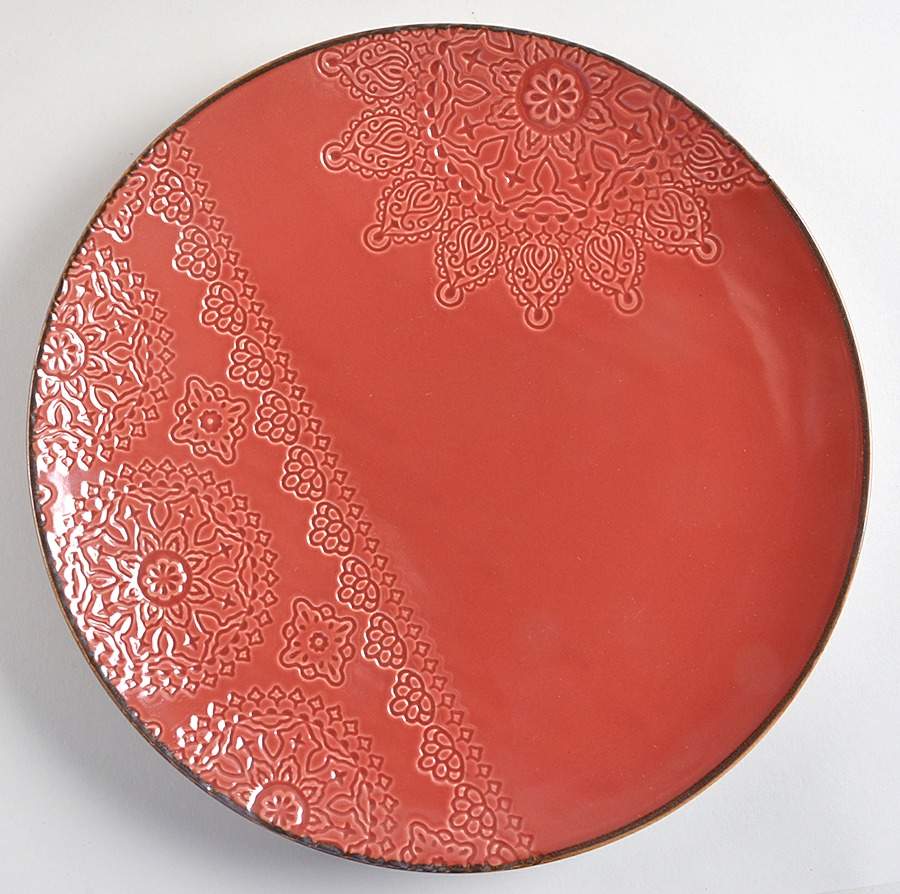 Nomad Rust Dinner Plate by Cindy Crawford Style-1