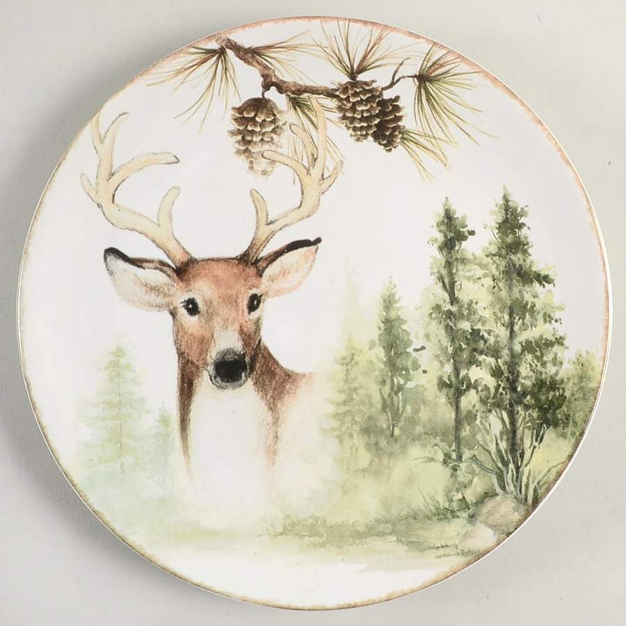 Mountain Retreat Dessert Luncheon Plate by Certified International-1