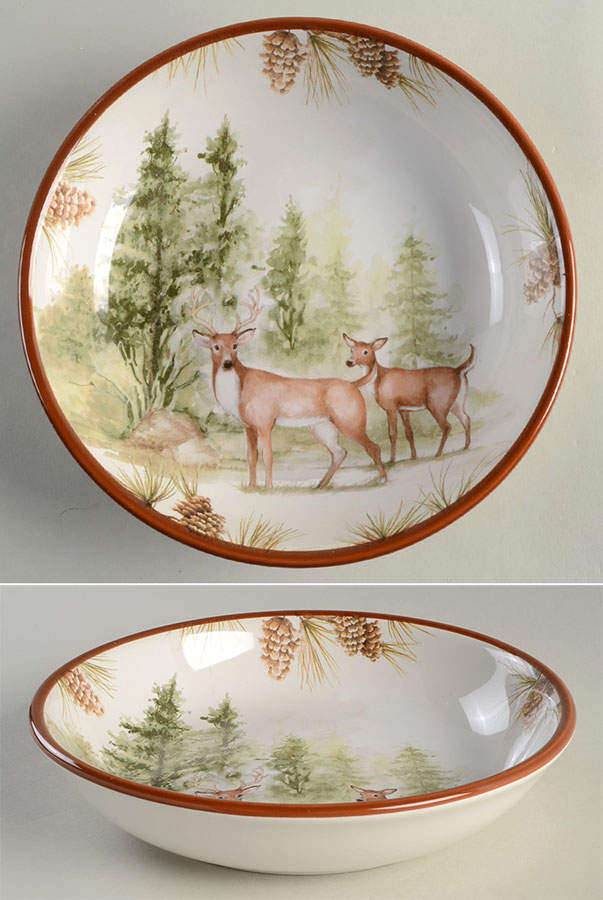 Mountain Retreat 9" Soup/Pasta Bowl by Certified International-1