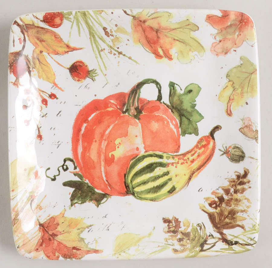 Harvest Splash Canape Plate by Certified International-1